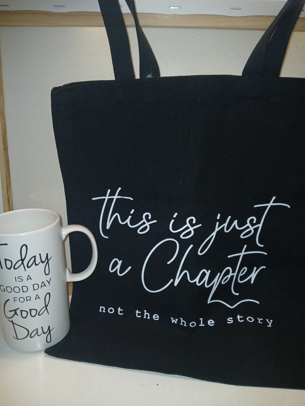 Canvas Tote Bag And Large Mug By Cypress Home